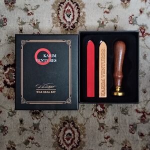 WAX SEAL KIT - New - Letter Sealing Stamp Set Gift Box